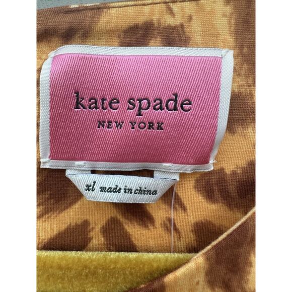 Kate Spade Panthera Cheetah Print Ponte Knit Sheath Dress Size XL Sleeveless NWT - Picture 6 of 13